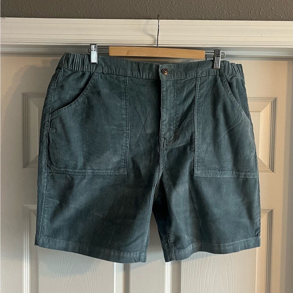 Brand New Never Worn Men’s Blue Gray Corduroy Shorts
